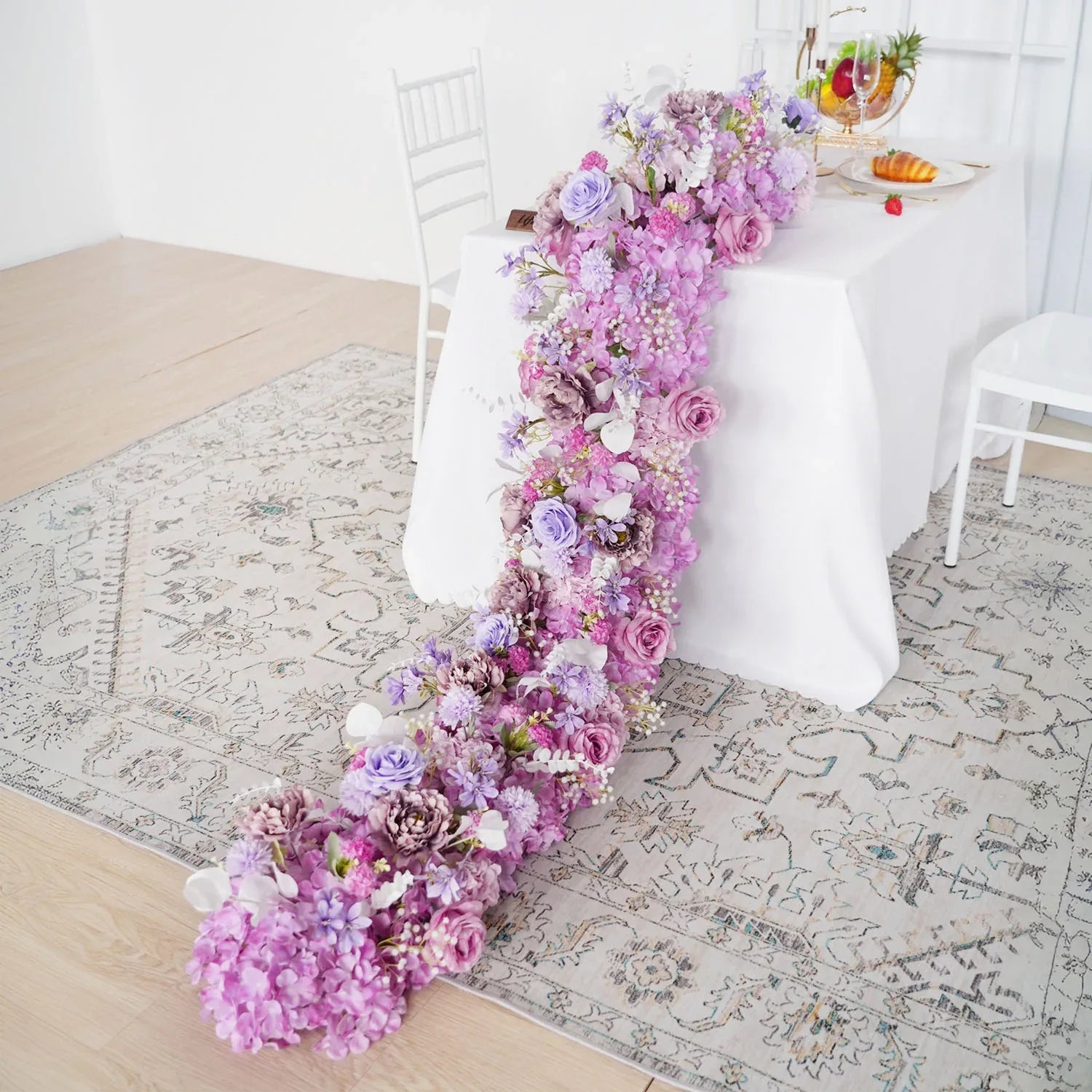 Uflower Artificial Flower Row Sofa Table Runner Floor Flower Arrangement MC80075 - Uflower