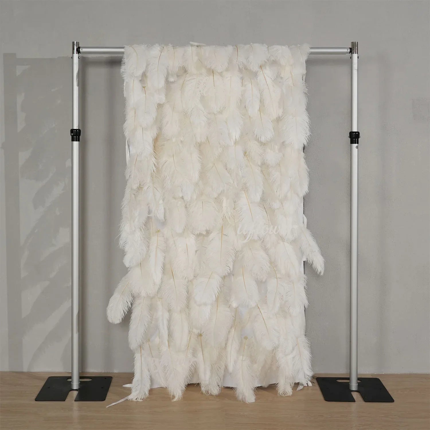 Uflower Artificial White 5D Flower Wall Wedding Backdrop Deco Birthday Party SET80140 - Uflower