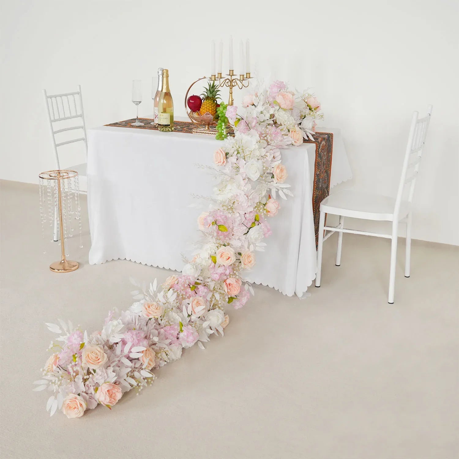 Uflower Artificial Flower Row Sofa Table Runner Floor Flower Arrangement MC80107 - Uflower