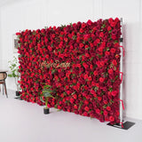 Uflower Artificial Red Rose Wall Wedding Backdrop Decor SET80118 - Uflower