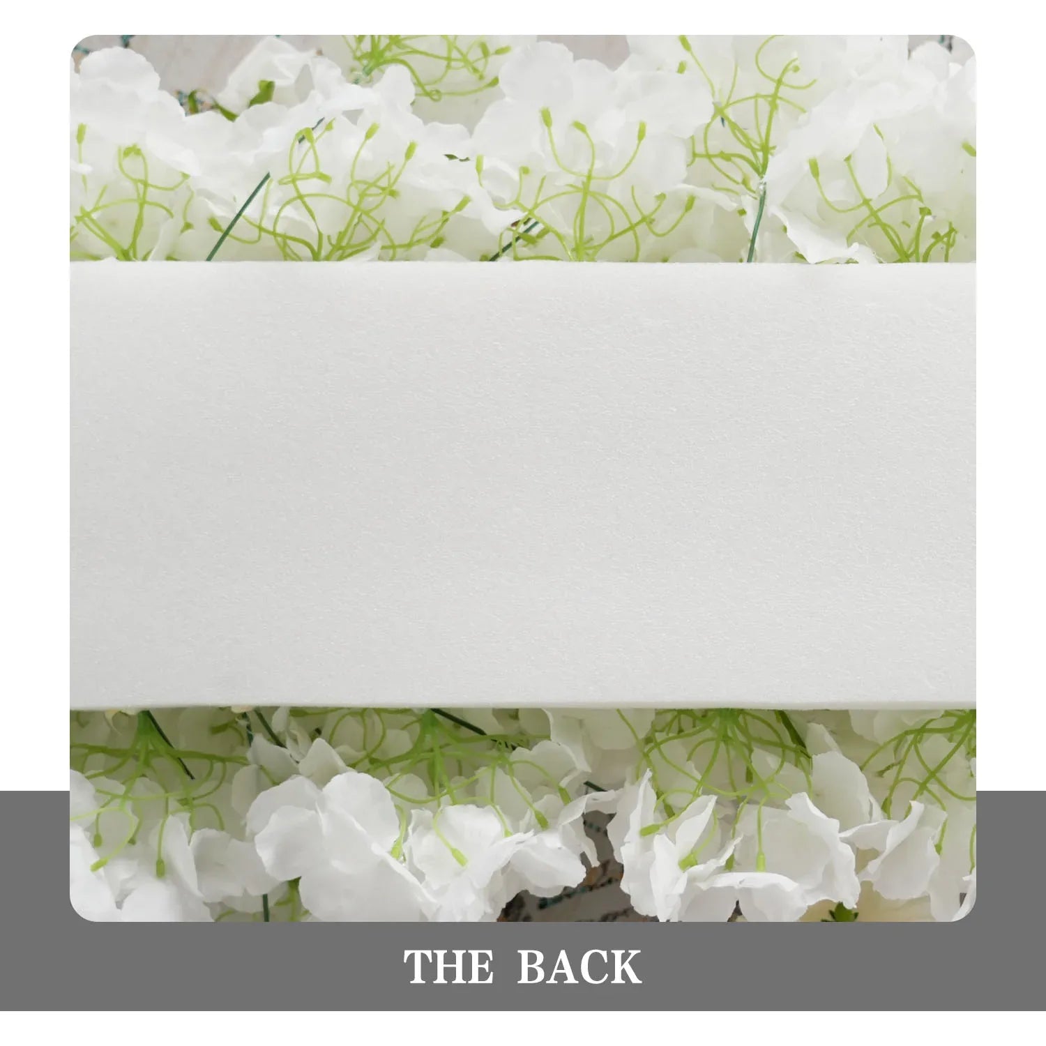 Artificial White Rose Wedding KT Backdrop Flower Row Decor SET80071 - Uflower