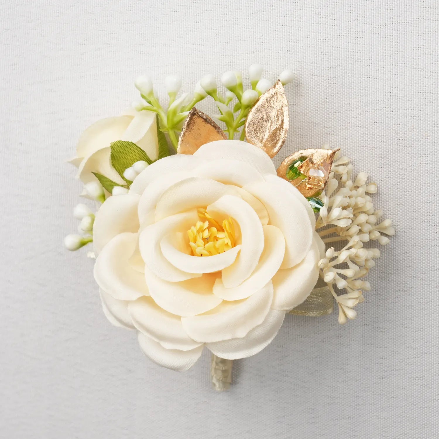 Uflower Boutonnieres in Champagne MG80010-03*6
