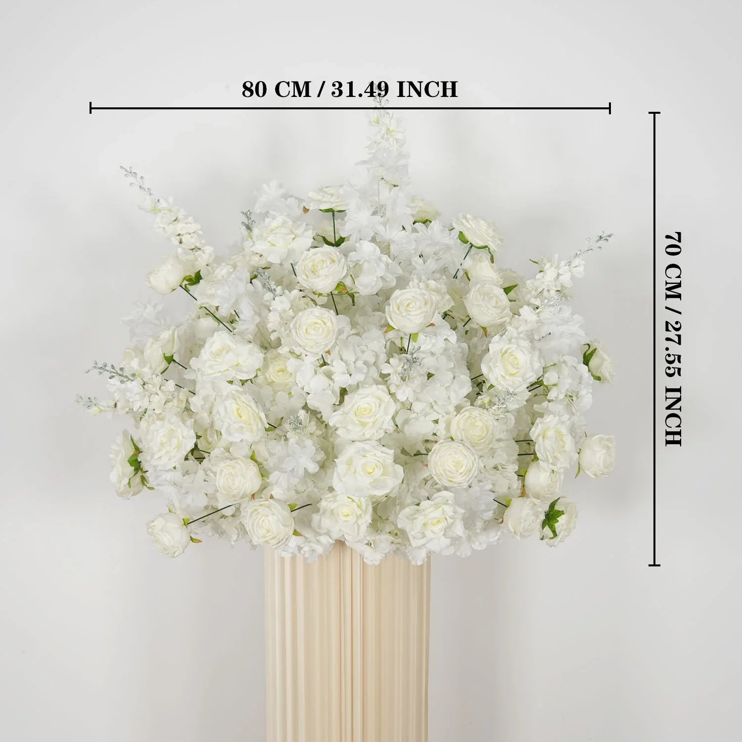 Uflower 80cm Wedding Table Centerpieces Flower Ball MB80056-01 - Uflower