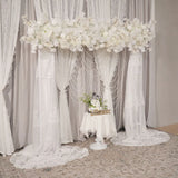 Uflower White Cherry Blossoms Wedding Background KT Board Decoration MC80205 - Uflower