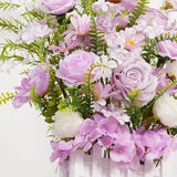 Uflower Artificial light purple Greenery Wedding Fence Flower MD80012-01 - Uflower