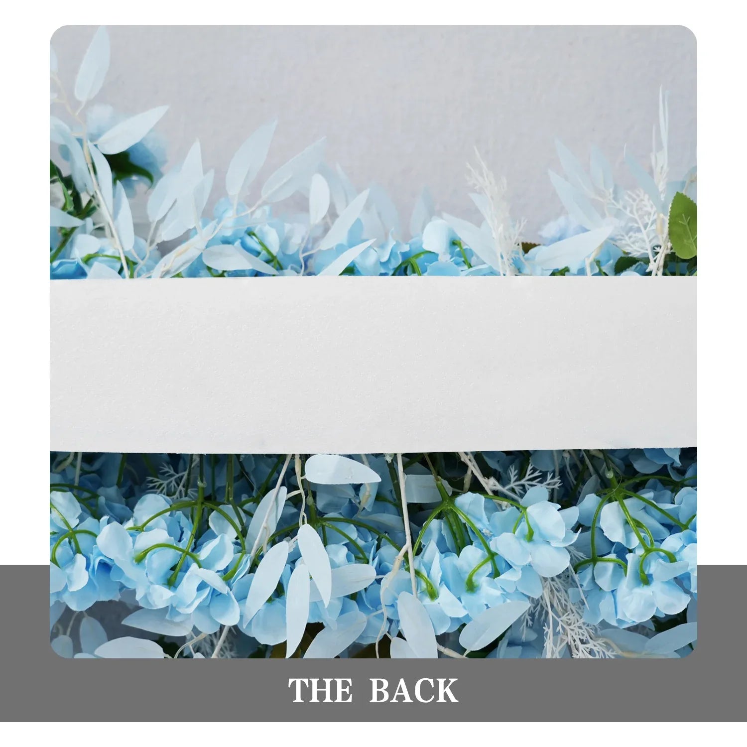 Artificial Blue Wedding KT Backdrop Flower Row Decor SET80074 - Uflower
