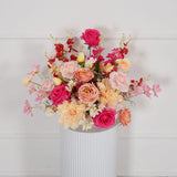 Uflower Champagne Pink Flower Arrangement Wedding Party Backdrop Floral Props SET80176-01 - Uflower