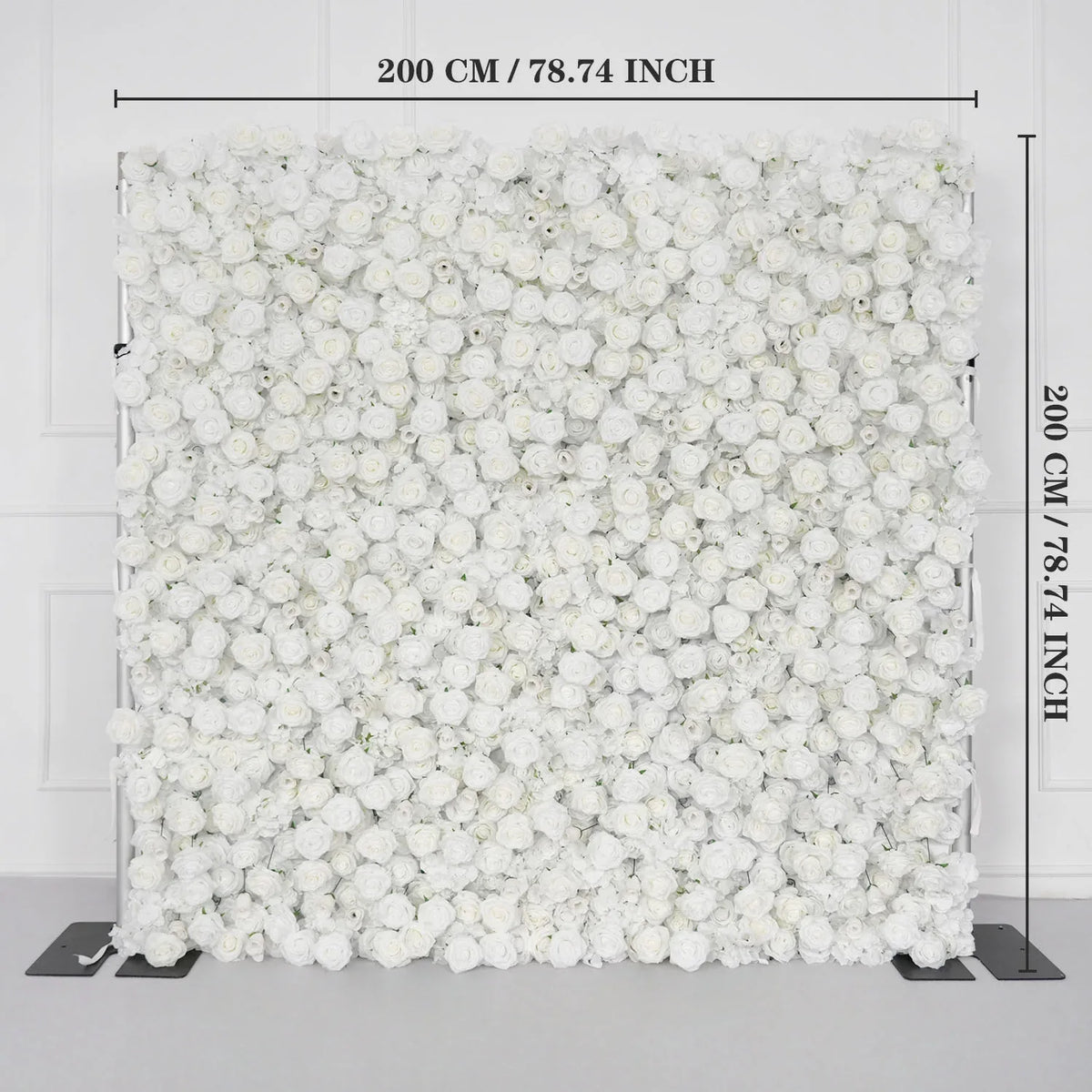 Uflower Artificial White Flower Wall Wedding Backdrop Decor SET80113 - Uflower