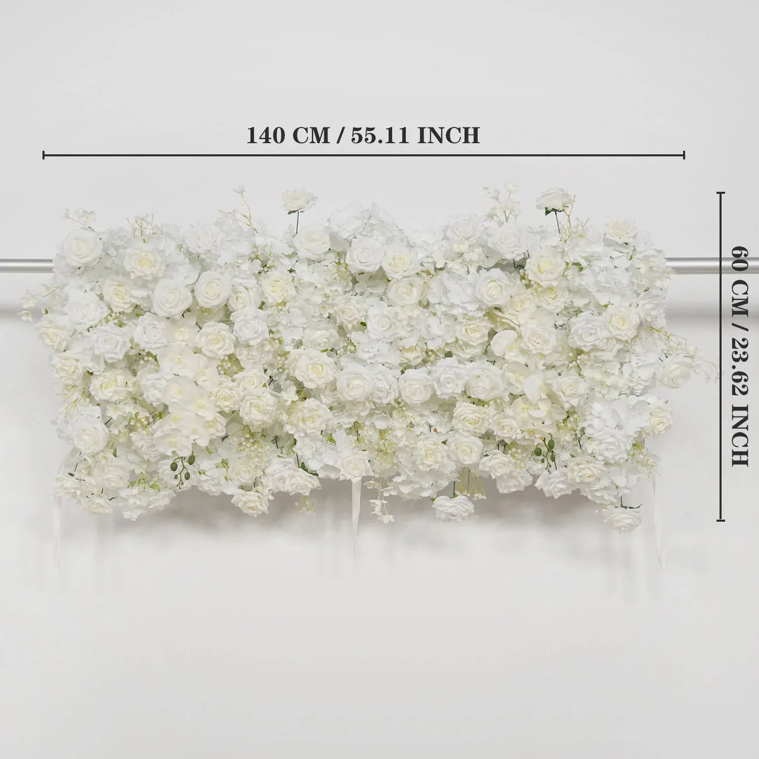 Uflower White Rose Wedding Background Flower Arrangement Arch Decoration SET80112 - Uflower