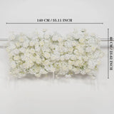 Uflower White Rose Wedding Background Flower Arrangement Arch Decoration SET80112 - Uflower