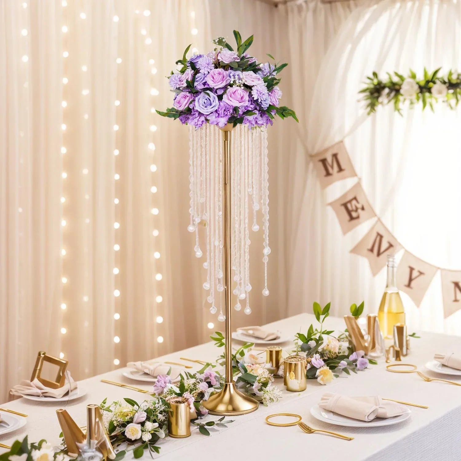 Uflower 40cm Purple Flower Ball Table Centerpiece MB80033 - Uflower