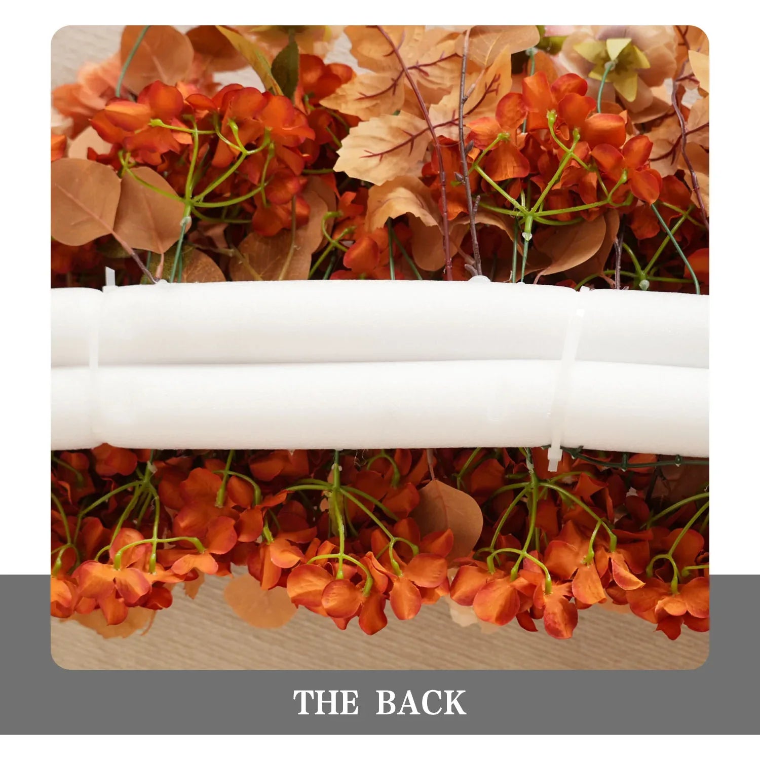 Uflower Artificial Autumn Pink Flower Row Wedding KT Backdrop Decor SET80122 - Uflower