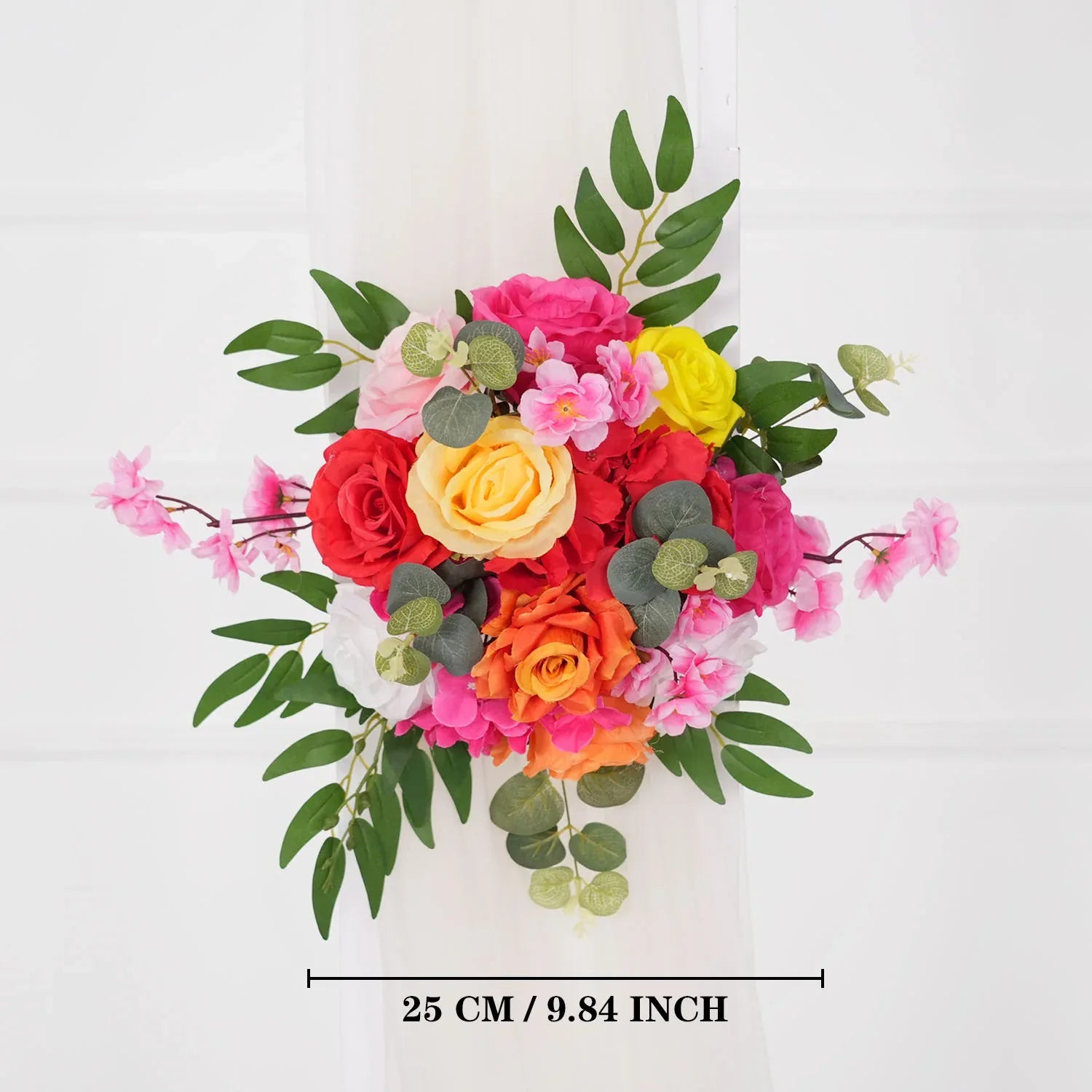 Uflower Colorful Artificial Wedding KT Backdrop Flower Row Decor SET80115 - Uflower
