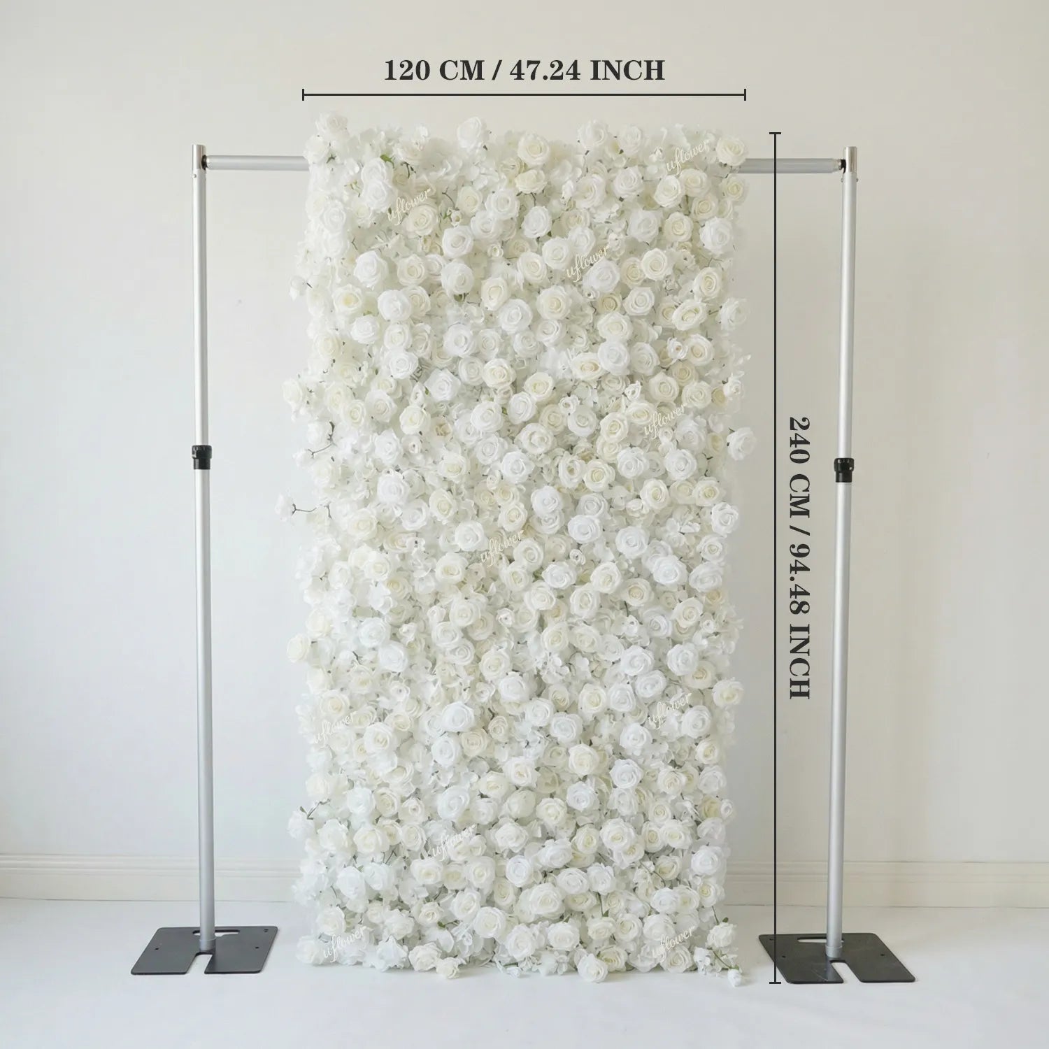 Uflower Artificial Flower Wall  5D Craft Wedding Roller Blind Decor SET80228