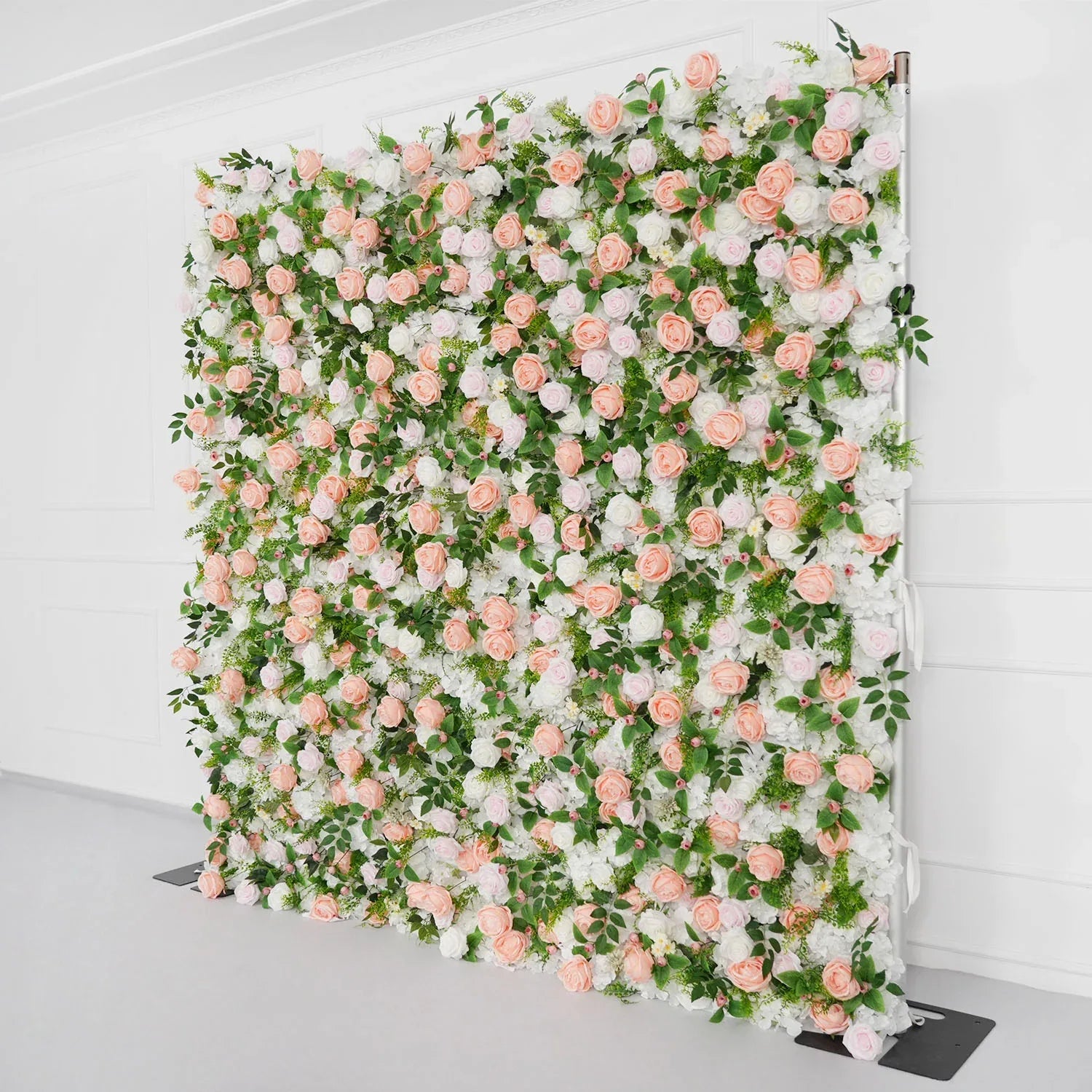 Uflower Artificial Pink White Flower Wall Wedding Backdrop Deco Birthday Party SET80111 - Uflower