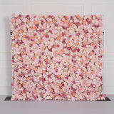 Uflower Flower Wall Pink Rose Floral Backdrop Wedding Party Proposal Decor SET80158 - Uflower