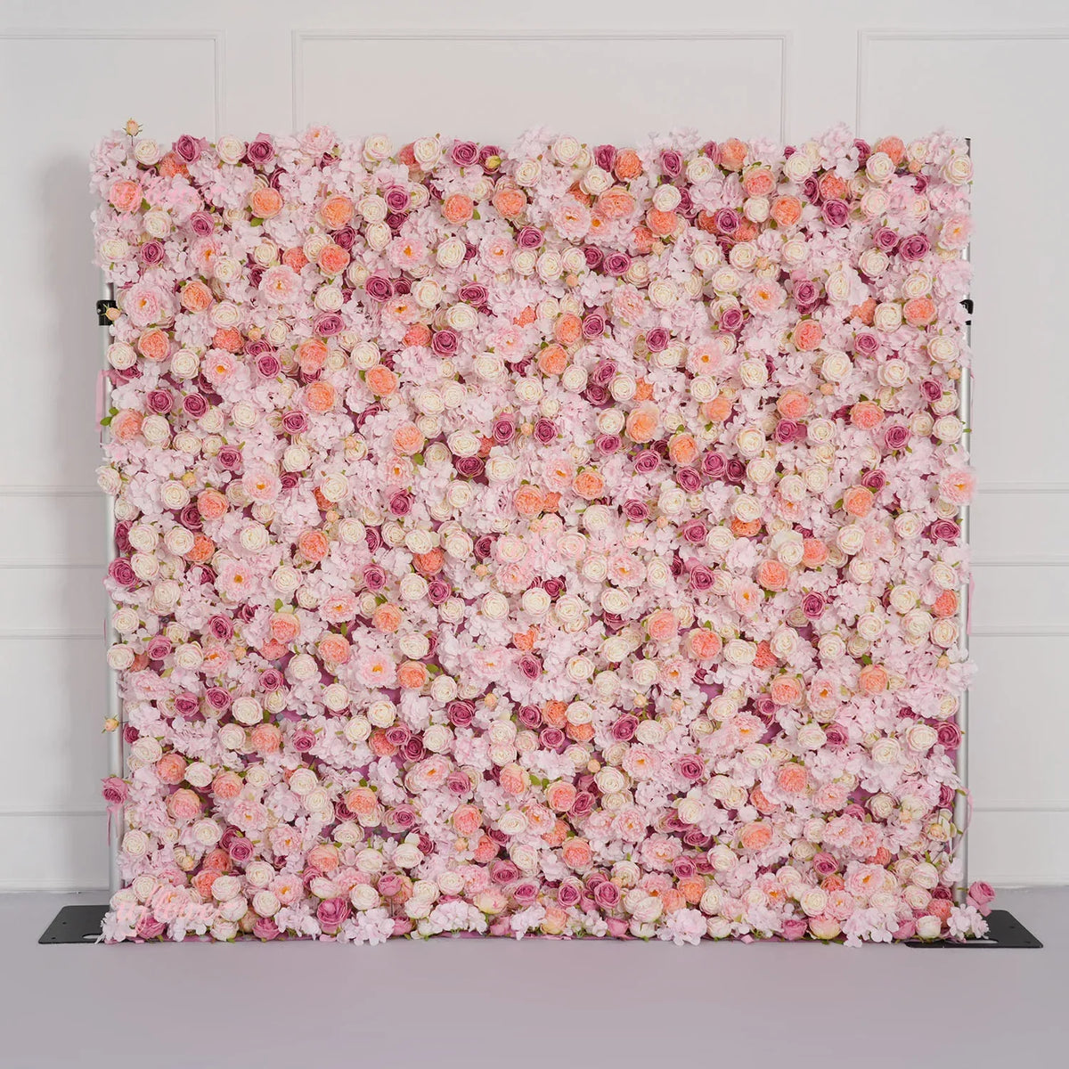 Uflower Flower Wall Pink Rose Floral Backdrop Wedding Party Proposal Decor SET80158 - Uflower