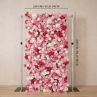 Uflower Pink Flower Wall Wedding Party Proposal Decor SET80228