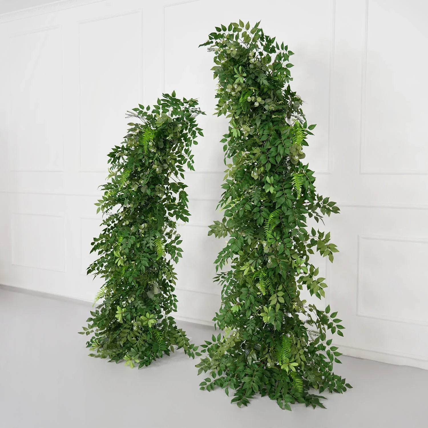 Uflower Green Leaf Horn Arch Wedding Party Backdrop Decor SET80125 - Uflower