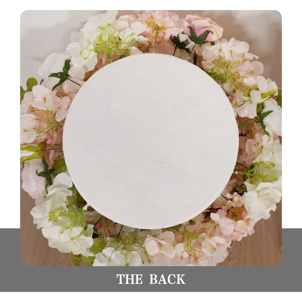 Uflower Pink Table Centerpiece Floral Ball Wedding Table Decoration MB80057 - Uflower