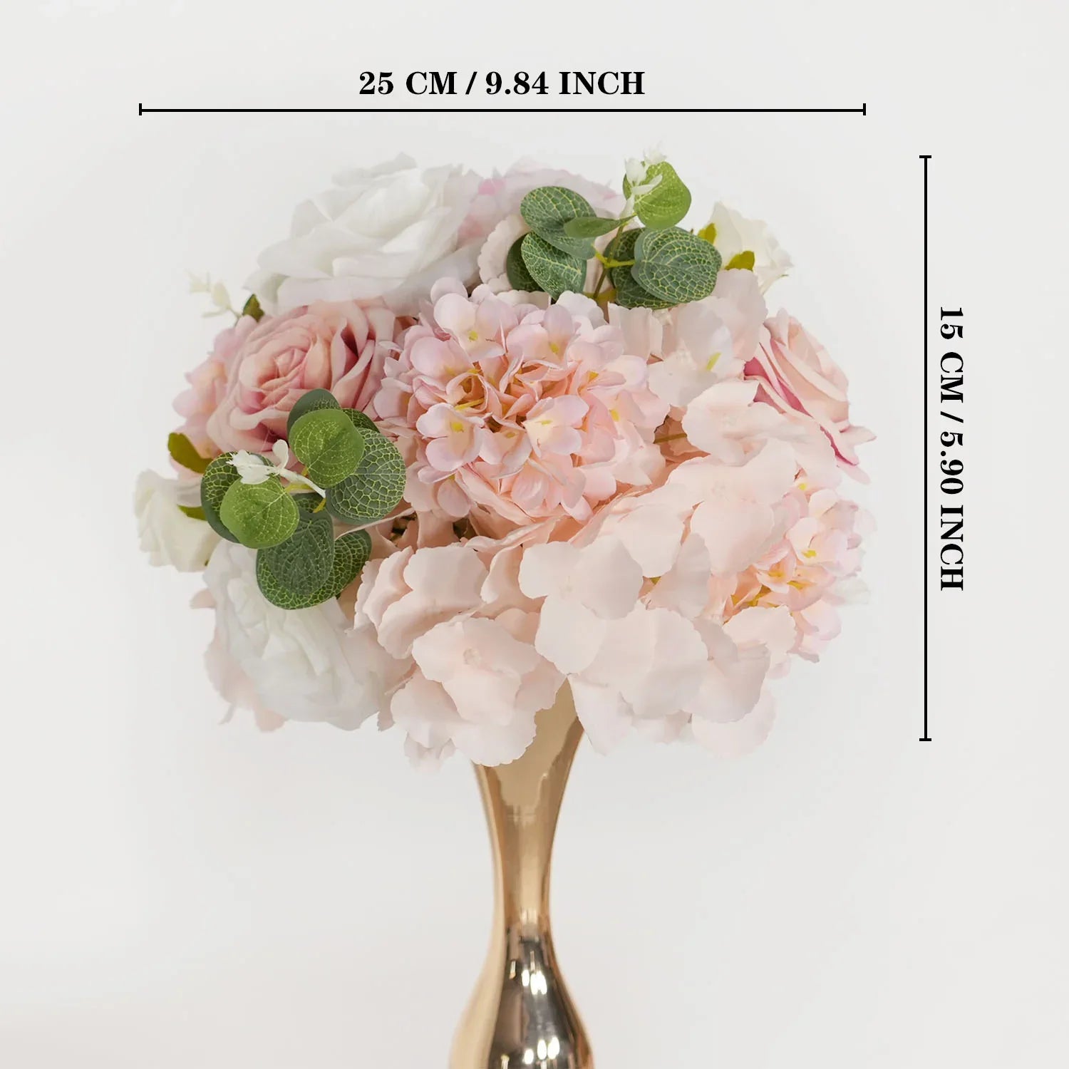 Uflower Wedding Backdrop Decor Flower Row Table Runner MC80085-01 - Uflower