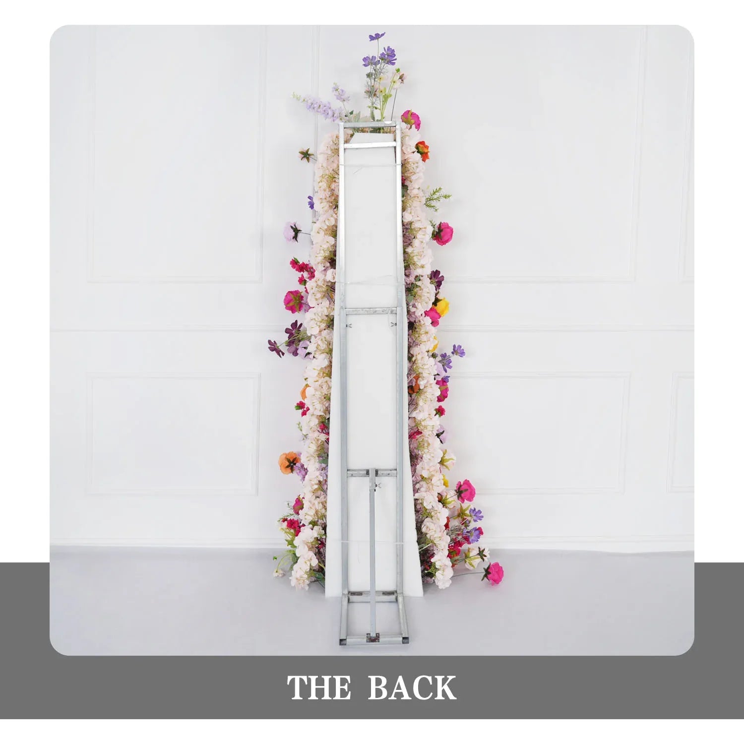 Uflower Colorful Artificial Wedding KT Backdrop Flower Row Decor SET80081 - Uflower