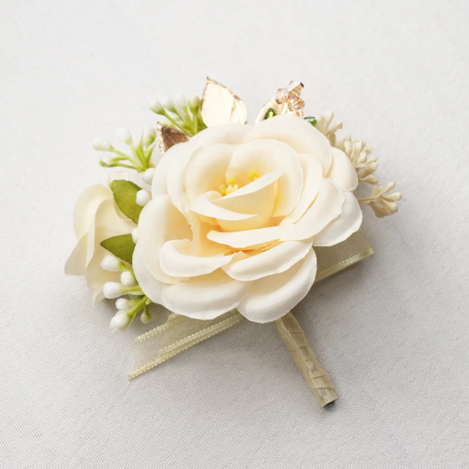 Uflower Boutonnieres in Champagne MG80010-03*6