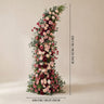 Uflower Rose Rouge Rose Fleur Corne Arche De Mariage Fête Fond Décor SET80229