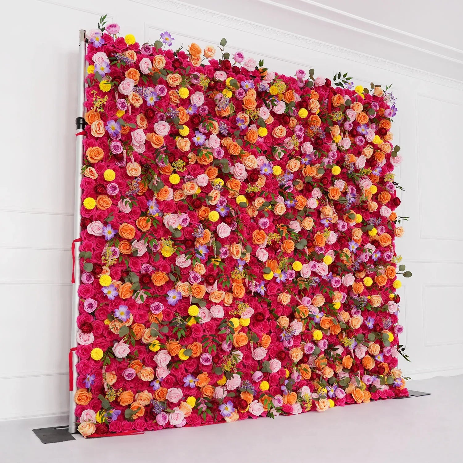 Uflower Artificial Colored Flower Wall Wedding Backdrop Deco Birthday Party SET80025-01 - Uflower
