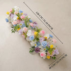 Uflower Pastel Table Runner Sofa Floral Wedding Backdrop Decor SET80246