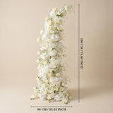 Uflower Gypsophile Blanc Arche Florale Corne Décoration de Toile de Fond pour Fête de Mariage SET80231