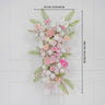 Uflower White Pink Floral Arrangement Wedding Party Arch Backdrop Decor SET80216