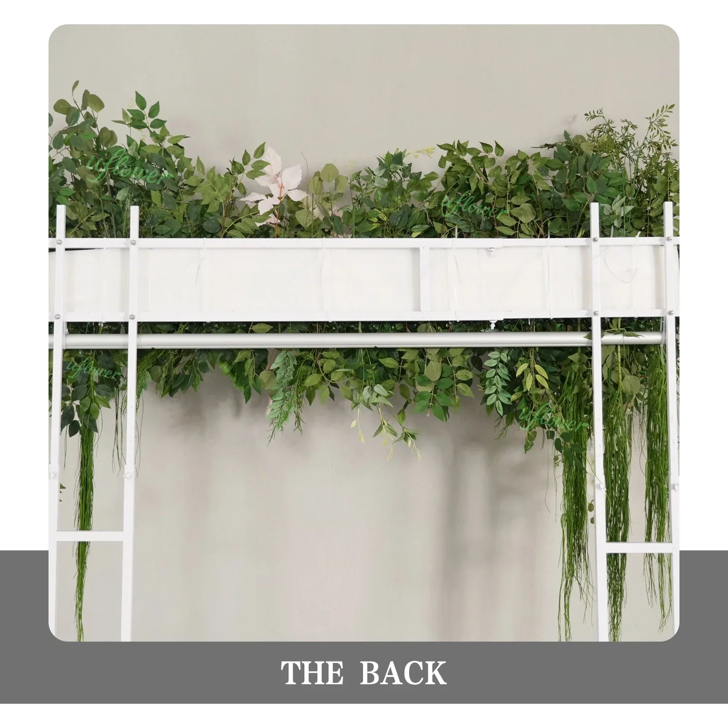 Uflower Artificial Green Leaves Flower Row Wedding KT Backdrop Decor MC80258-01 - Uflower