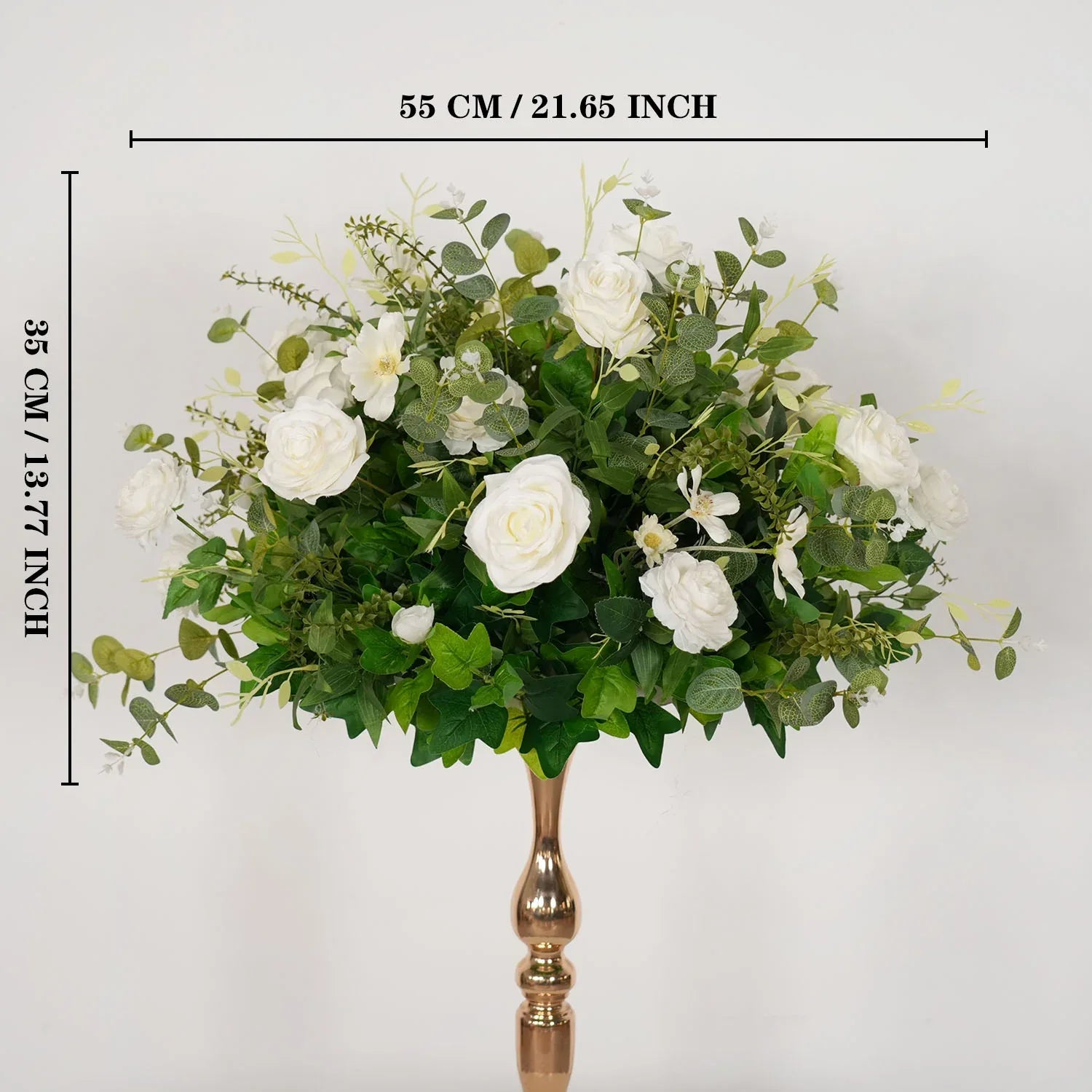 Uflower Table Centerpieces Floral Ball Wedding Decor Flower Arrangement MB80071 - Uflower