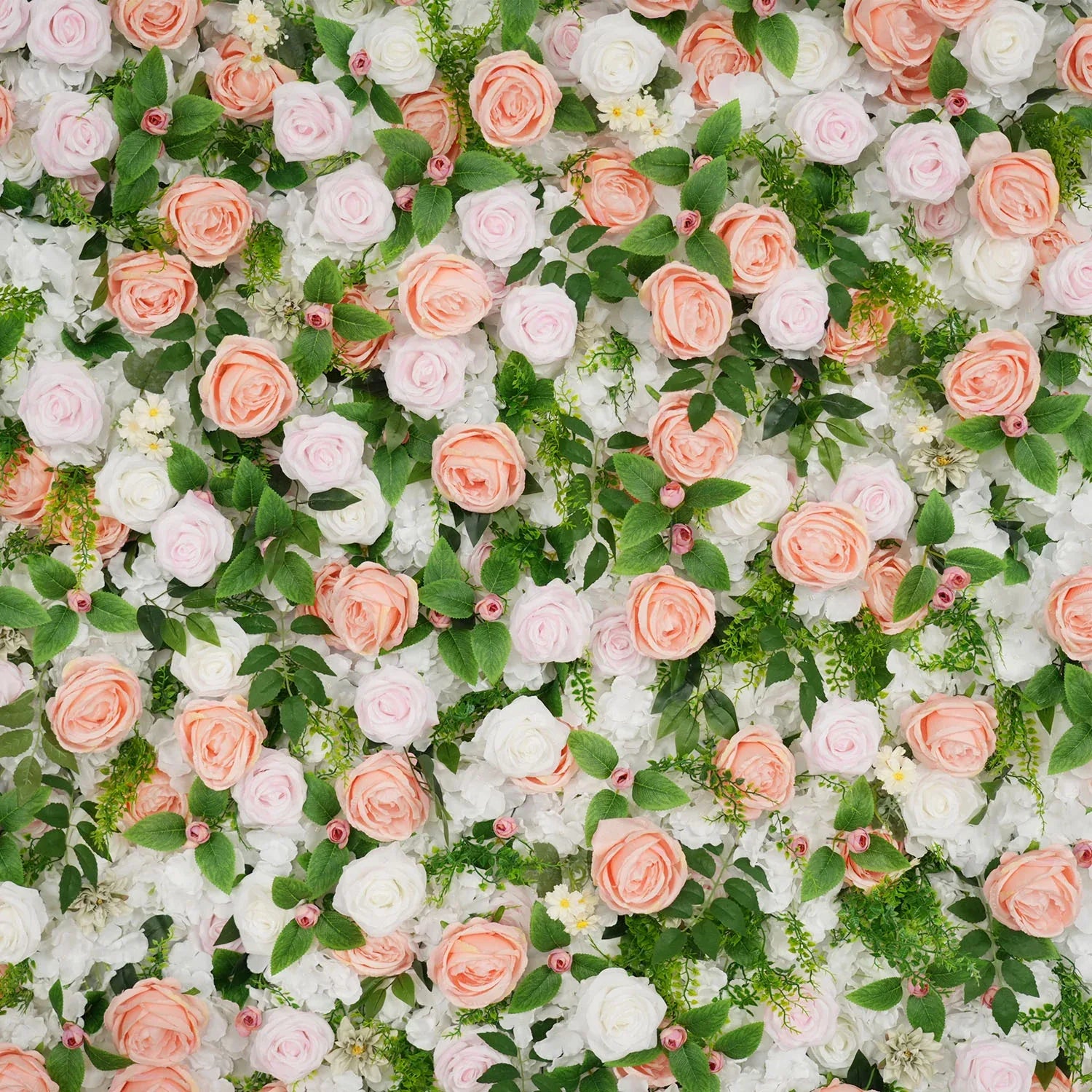 Uflower Artificial Pink White Flower Wall Wedding Backdrop Deco Birthday Party SET80111 - Uflower