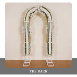 Uflower White Baby's Breath Flower Row Wedding KT Backdrop Decor SET80170 - Uflower