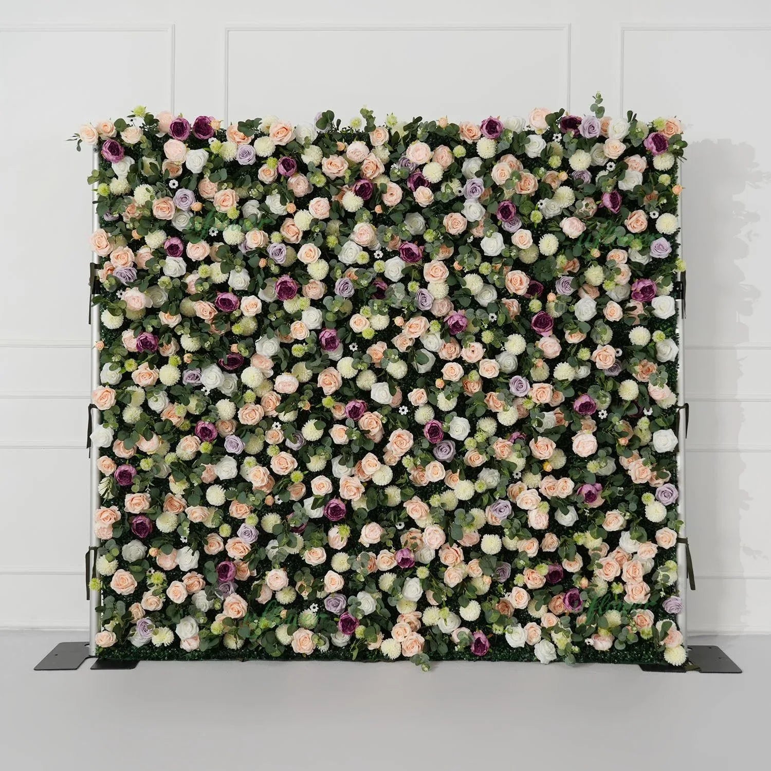 Uflower Purple Yellow Flower Wall Backdrop Wedding Party Decoration SET80161 - Uflower