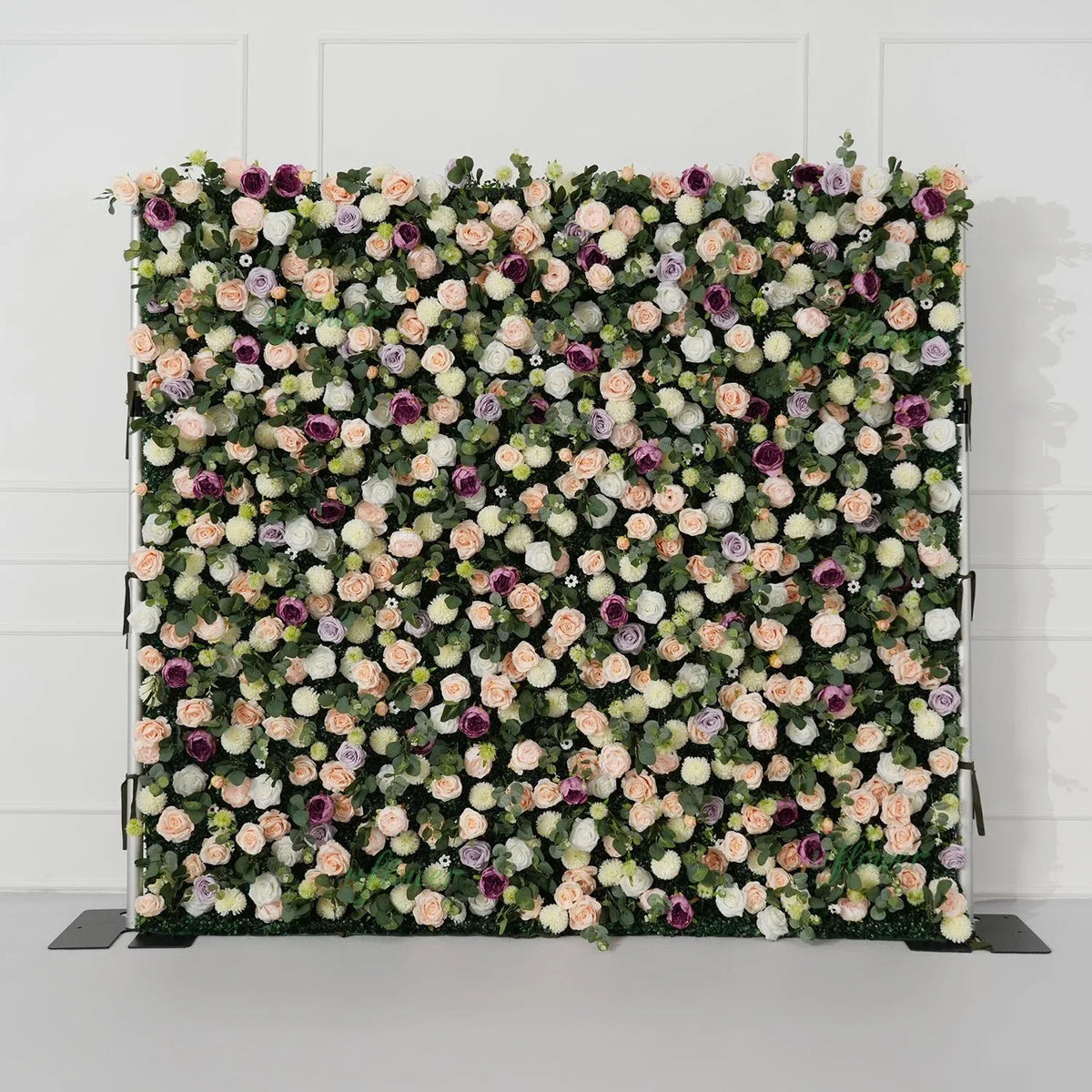 Uflower Purple Yellow Flower Wall Backdrop Wedding Party Decoration SET80161 - Uflower
