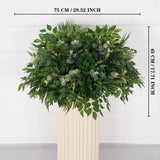 Uflower Green Leaf Table Centerpiece Floral Ball Wedding Table Decoration MB80066 - Uflower