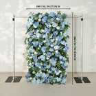 Uflower Blue White Flower Wall Floral Backdrop Wedding Party Proposal Decor SET80144 - Uflower