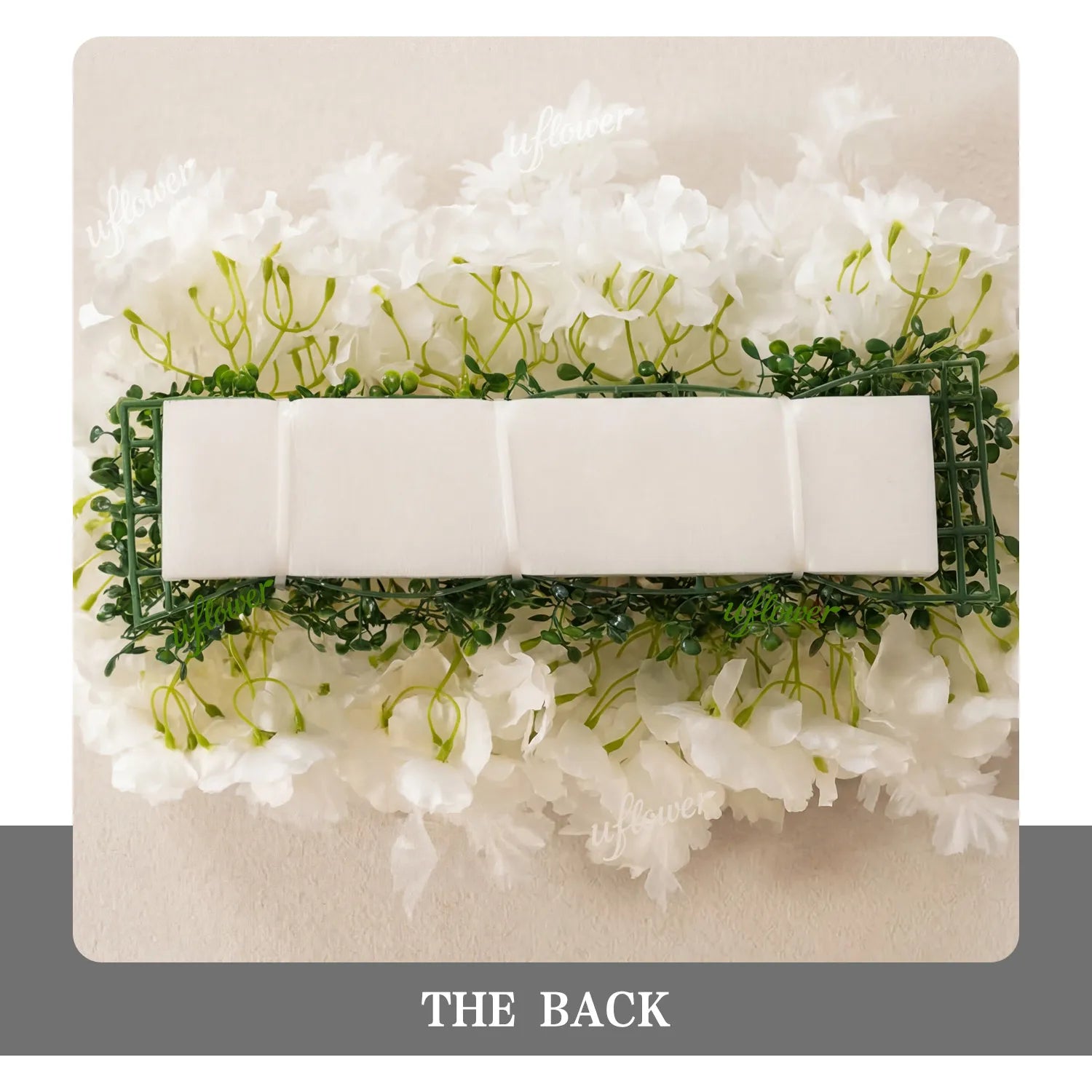 Uflower Artificial White Cherry Blossom Flower Row Wedding Decoration MC80205-01