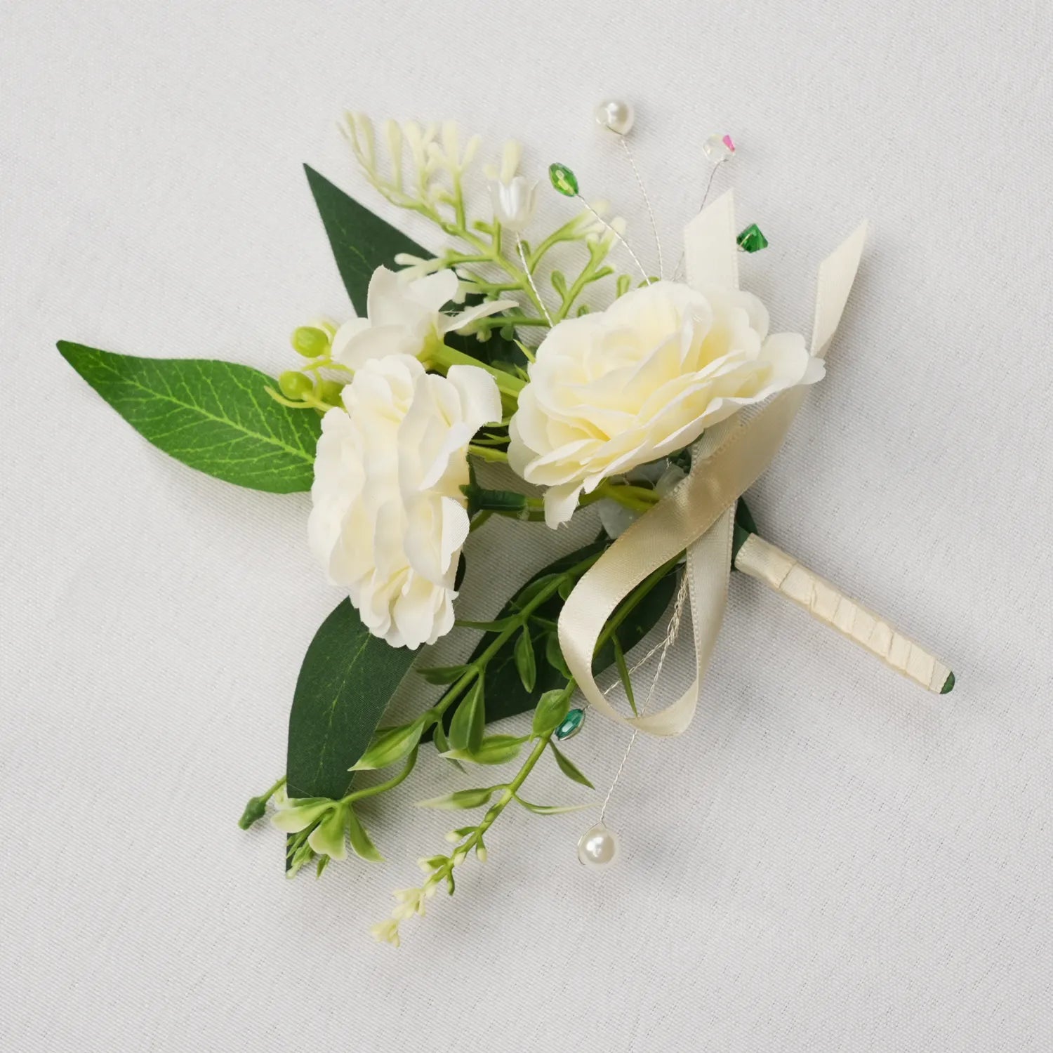 Uflower Boutonnieres in Ivory MG80005-03*6