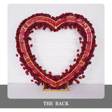 Uflower 2m*2m Arche de Roses Rouges Fleur Décoration de Mariage SET80012