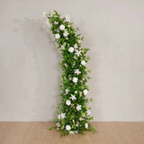 Uflower White Green Floral Arrangement Horn Arch Wedding Backdrop Props	SET80098-01 - Uflower