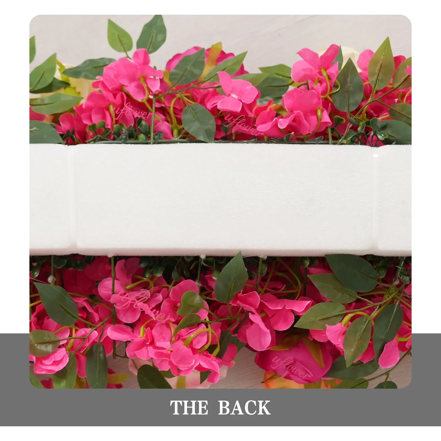 Uflower Orange Pink Table Runner Sofa Floral Wedding Backdrop Decor MC80096-03