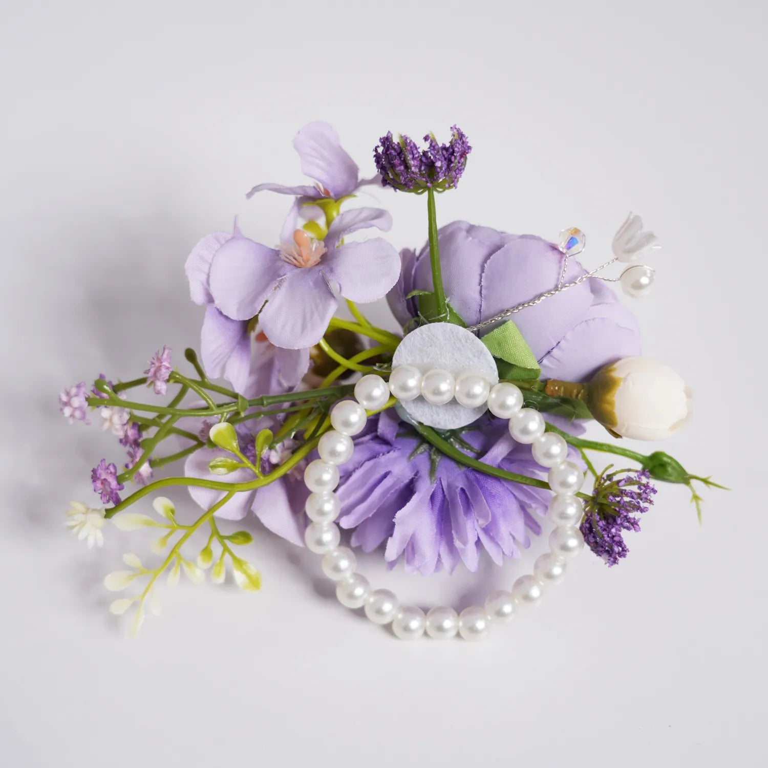 Uflower Wrist Corsages in Lilac MG80004-04*6