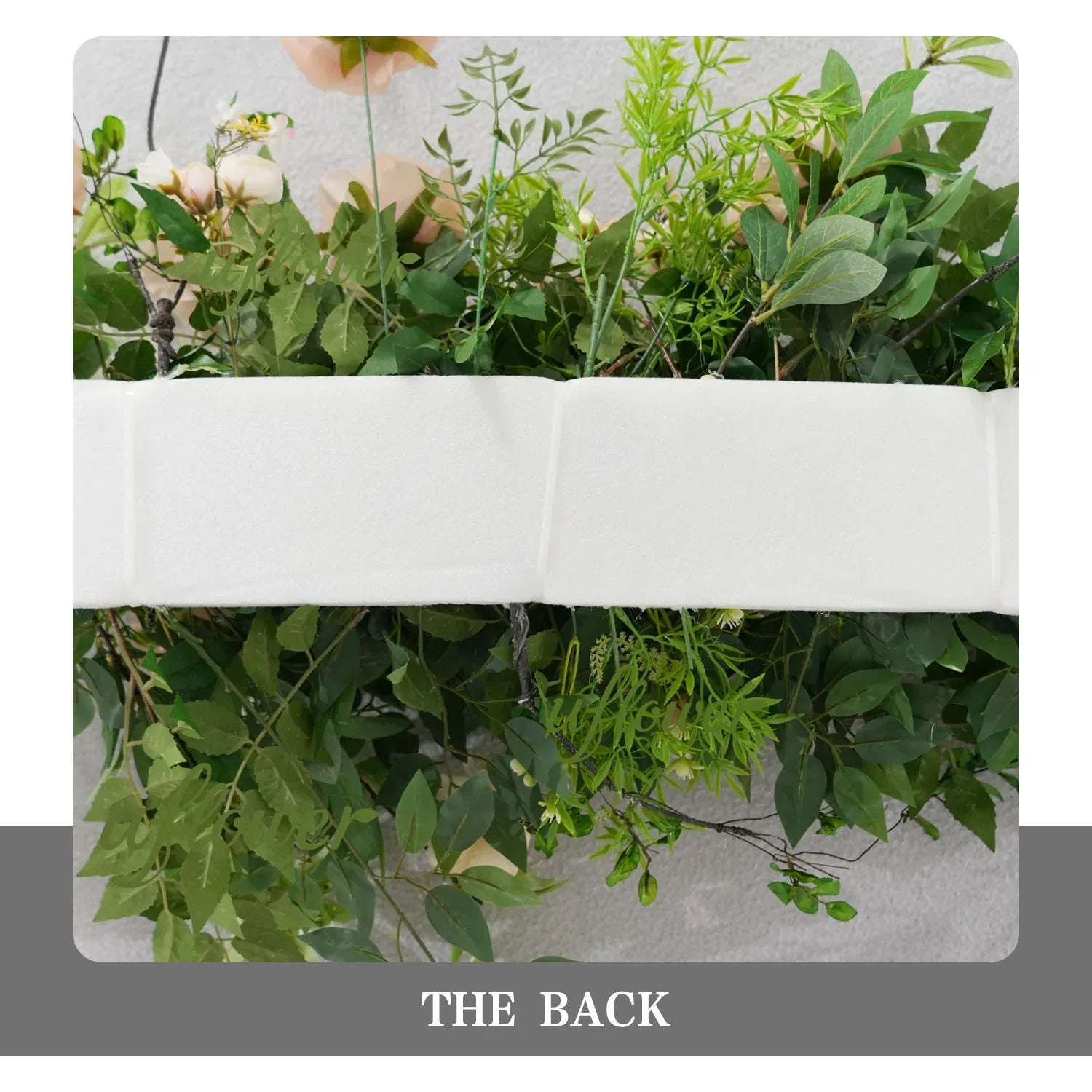 Uflower Pink Rose Green Leaf Hang Flower Floor Floral Wedding Party Event Props SET80148 - Uflower