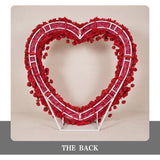 Uflower Rose Rouge Arche de Mariage Décoration Arche Cœur SET80237