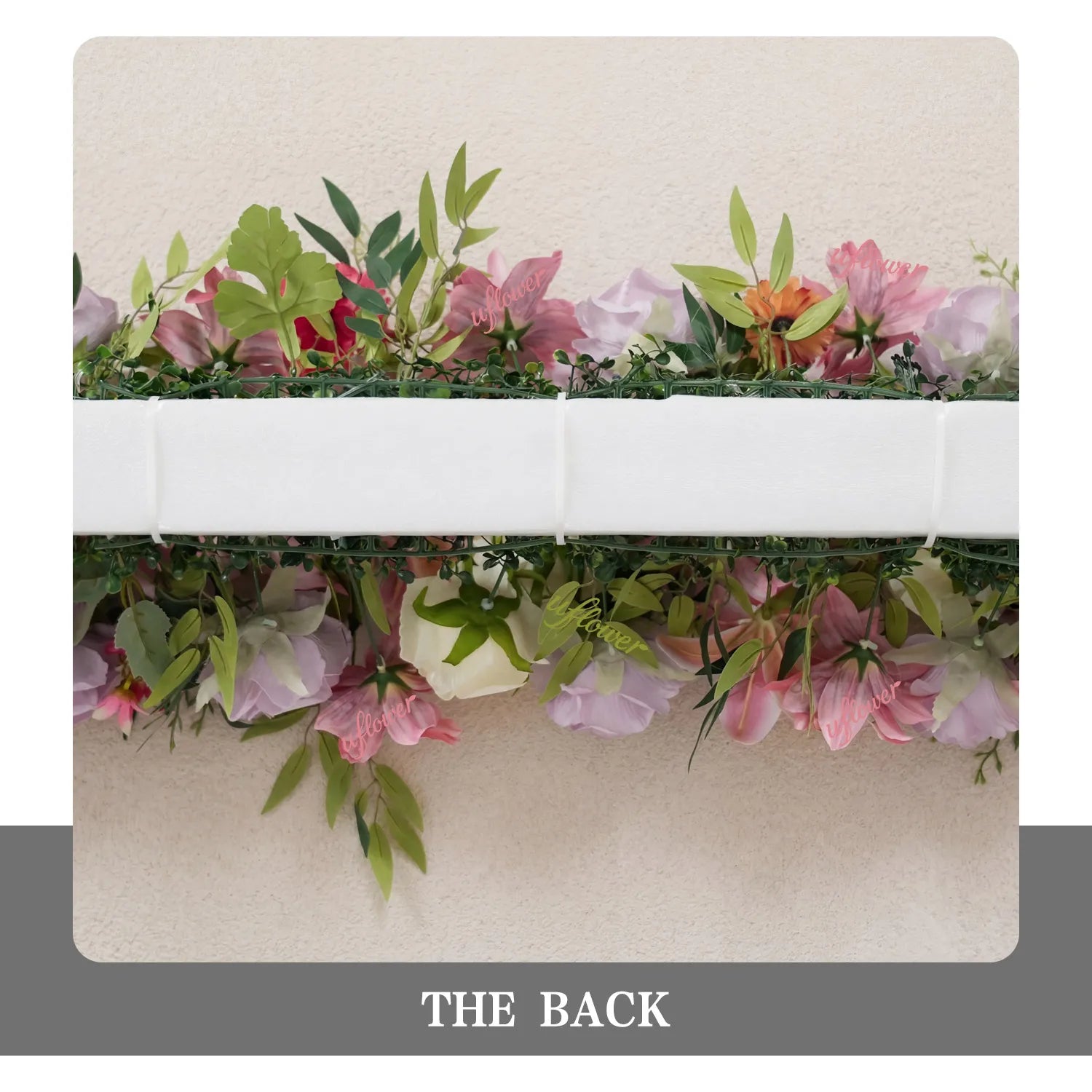 Uflower Artificial  Roses Purple Mixcolor Series Wedding Flower Row Decorate MC80248-01