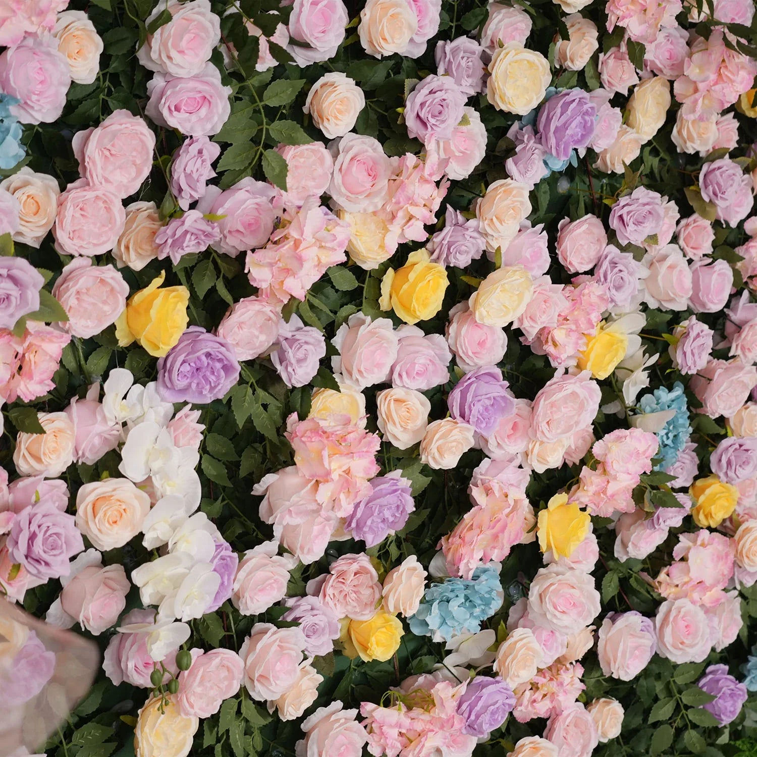 Uflower Flower Wall 3D Purple Pink Rose Floral Backdrop Wedding Party Proposal Decor SET80101 - Uflower